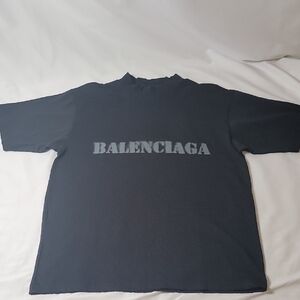 Balenciaga Black Unisex Short Sleeve Tee